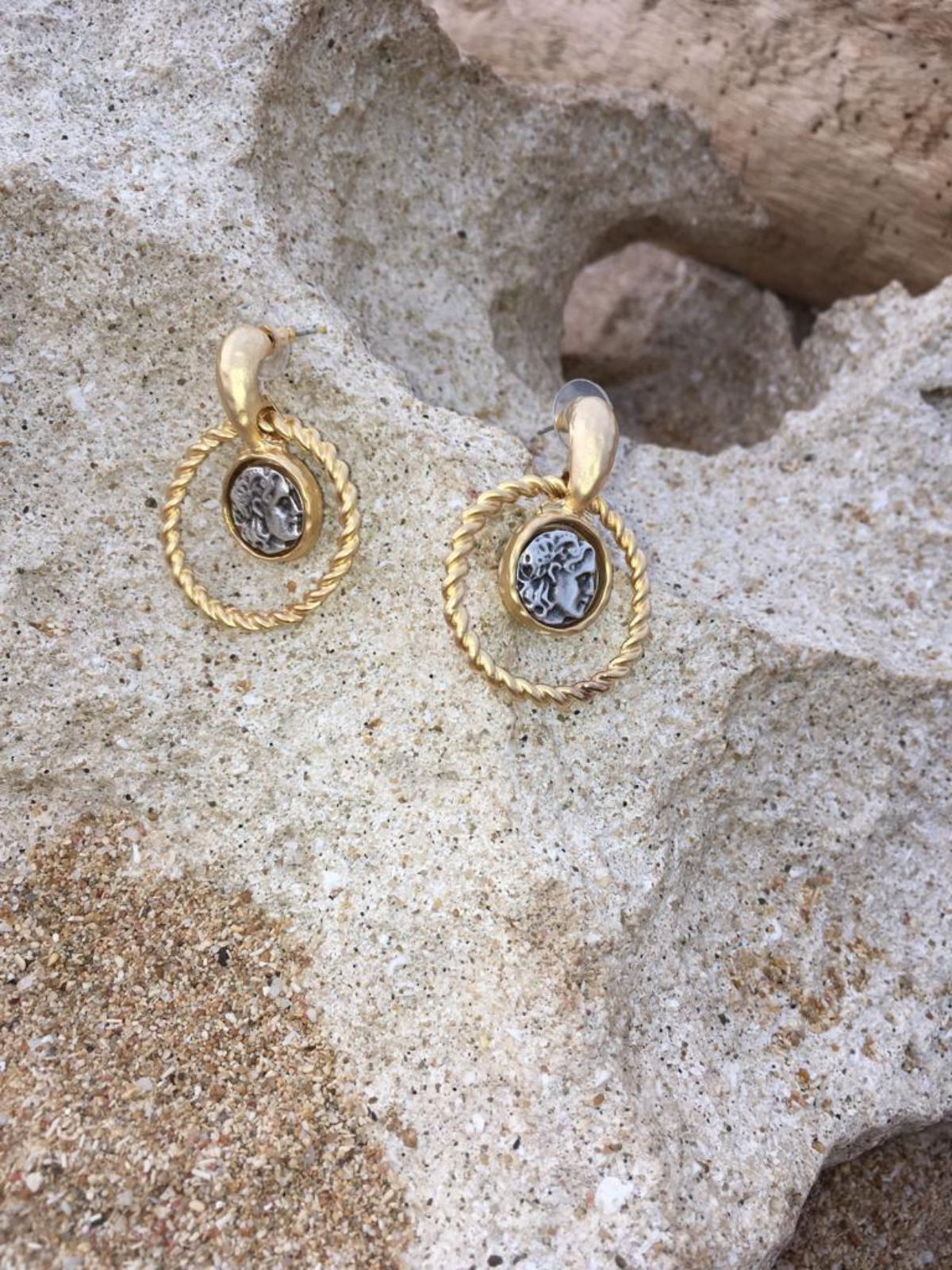 Gold Plated Zamak Earing