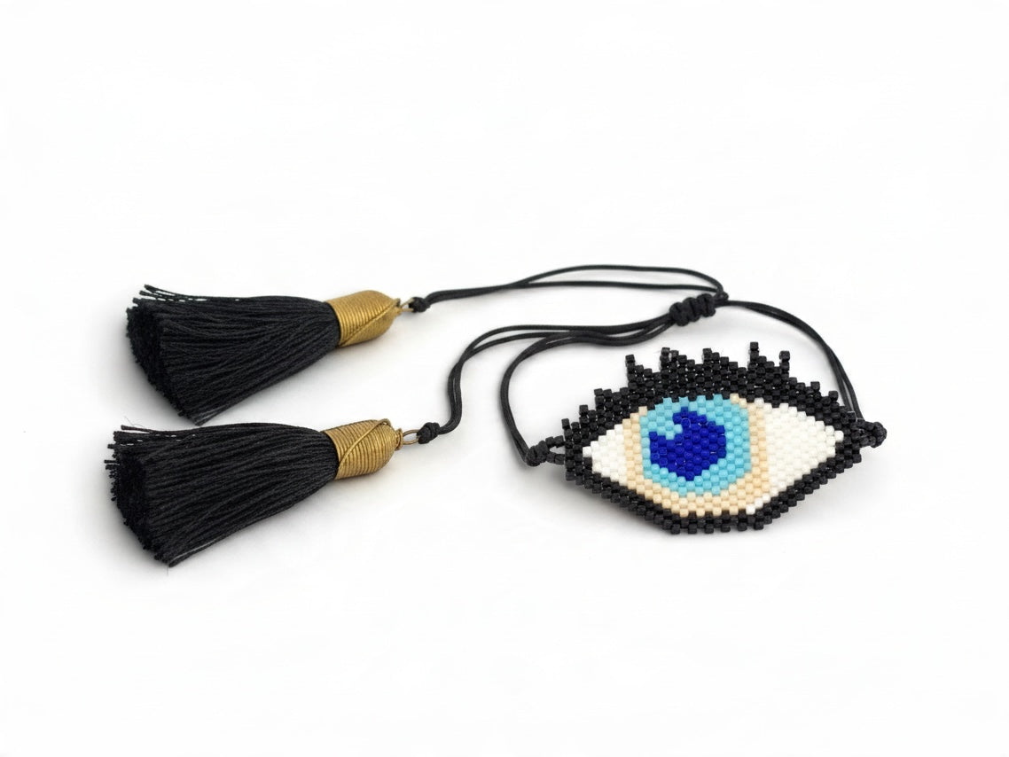 Evil Eye adjustable cord bracelet