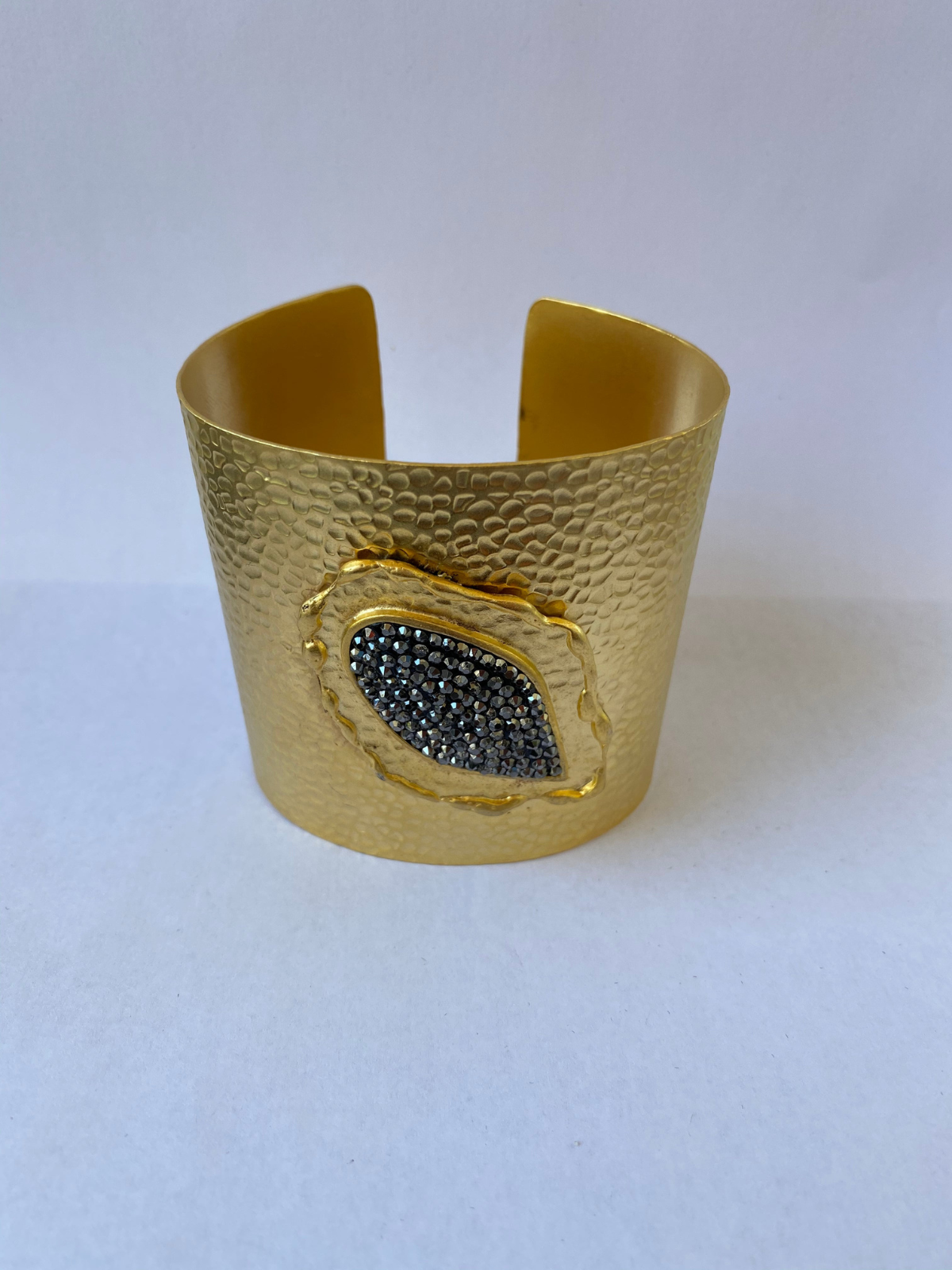 Bracelet - gold plated cuff