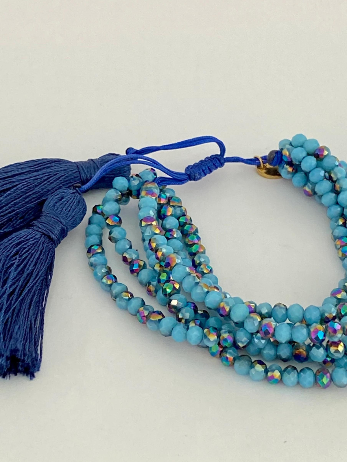 Bracelet - Adjustable beads and tassel